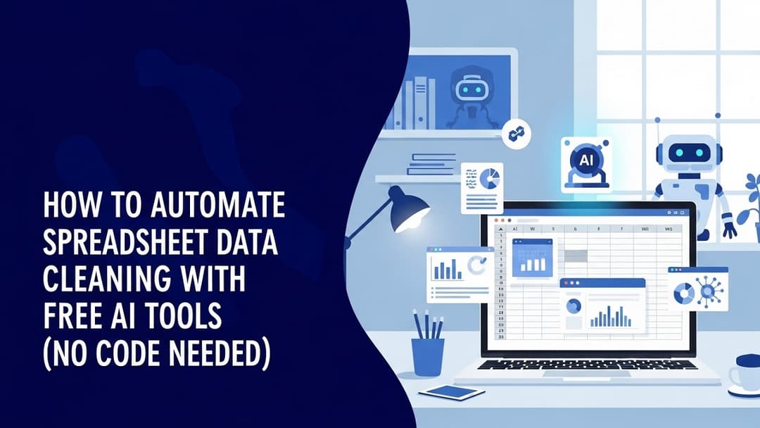 How to Automate Spreadsheet Data Cleaning with Free AI Tools (No Code Needed)