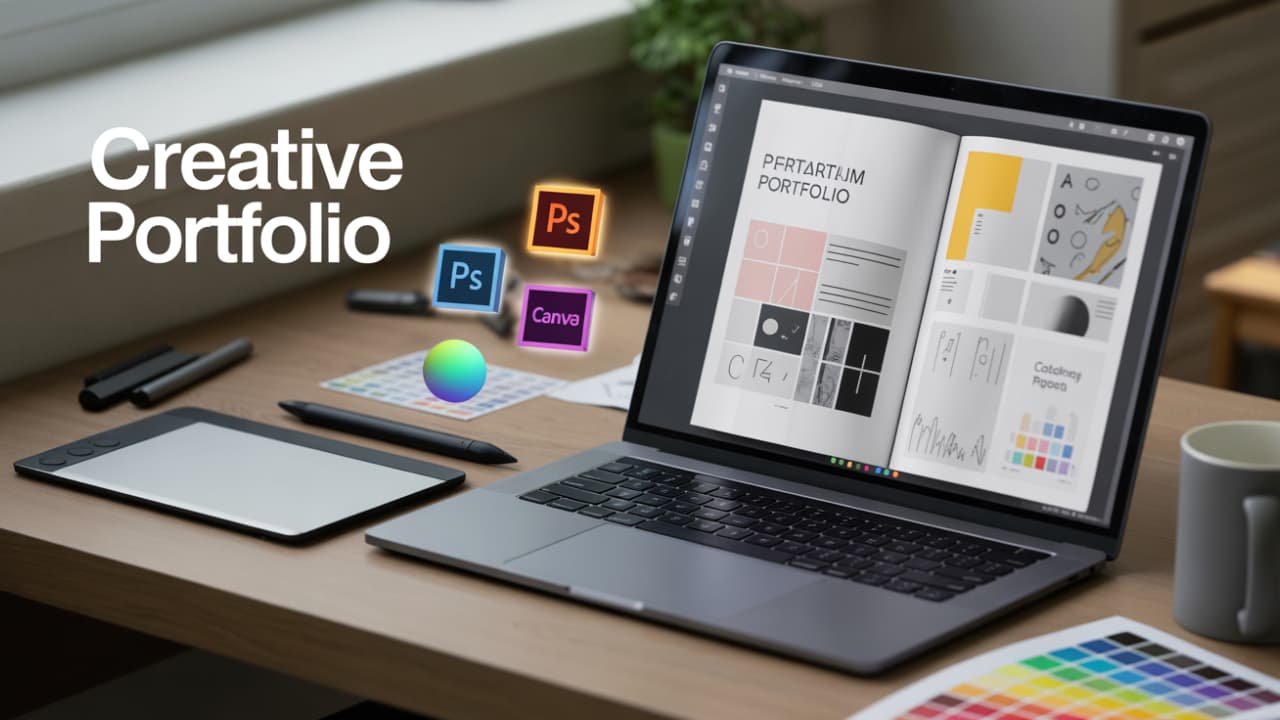 How to Make a Graphic Design Portfolio PDF [Impress Clients in 2025]