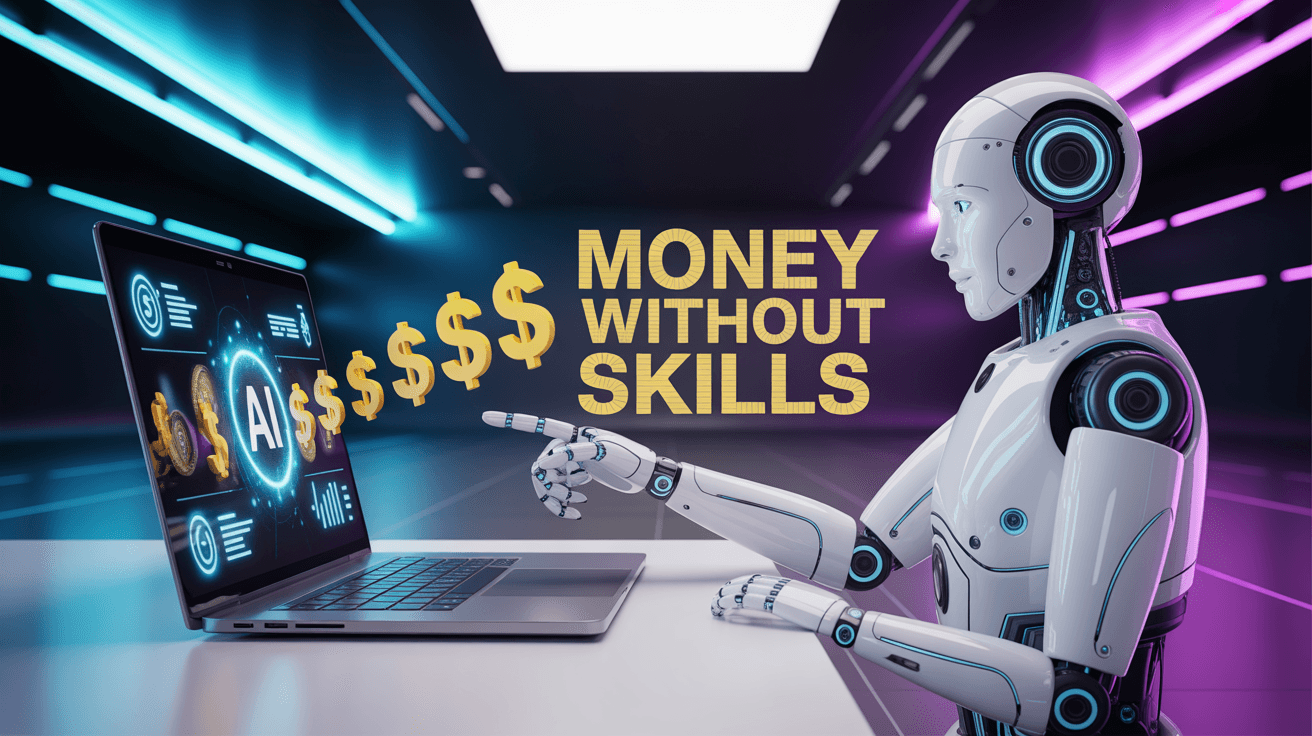 How to Make Money Using AI for Free Online Without Any Skills