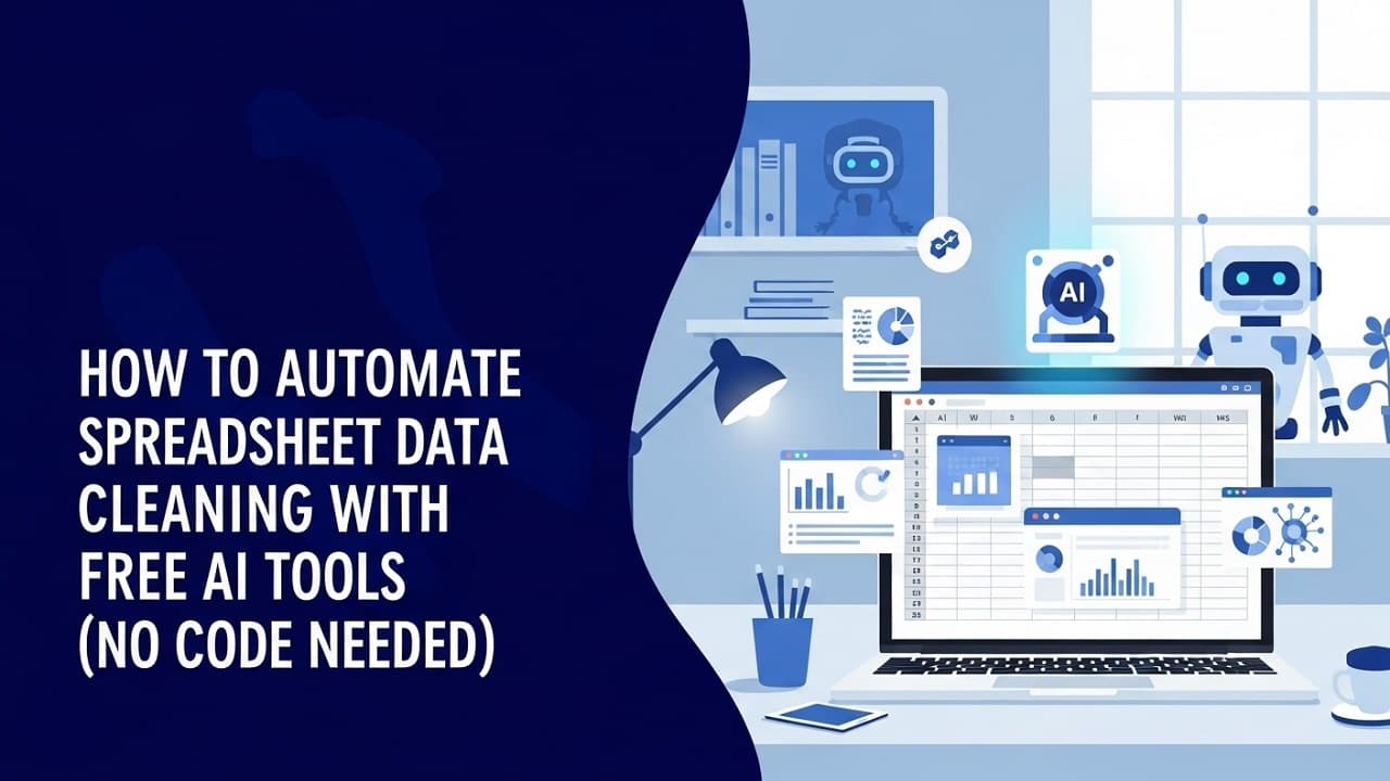 How to Automate Spreadsheet Data Cleaning with Free AI Tools (No Code Needed)